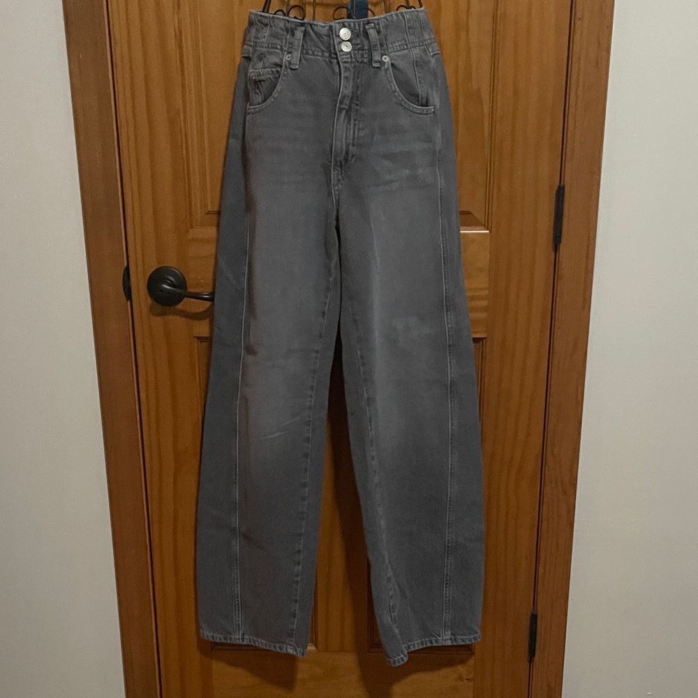 Free People We the Free Slate Gray Jeans - Size 27